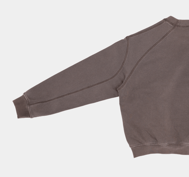 SOFT ARC SWEATSHIRT BROWN - GRIT -