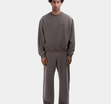 SOFT ARC SWEATSHIRT BROWN - GRIT -