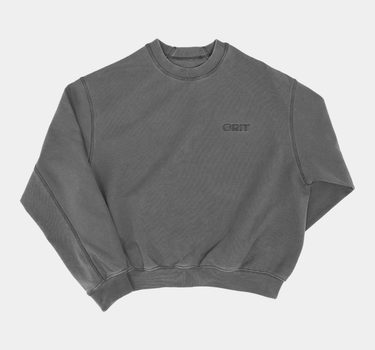 SOFT ARC SWEATSHIRT GREY - GRIT -