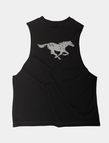 ACTIVE TANK BLACK - GRIT - 