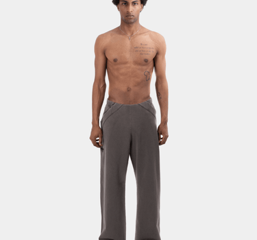 SOFT ARC SWEATPANTS BROWN - GRIT - 