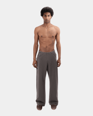 SOFT ARC SWEATPANTS BROWN - GRIT - 