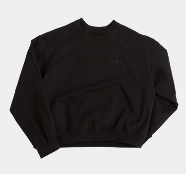 SOFT ARC SWEATSHIRT BLACK - GRIT - 